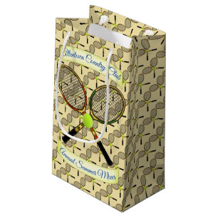 Tennis-Schläger-Geschenk-Tasche Kleine Geschenktüte