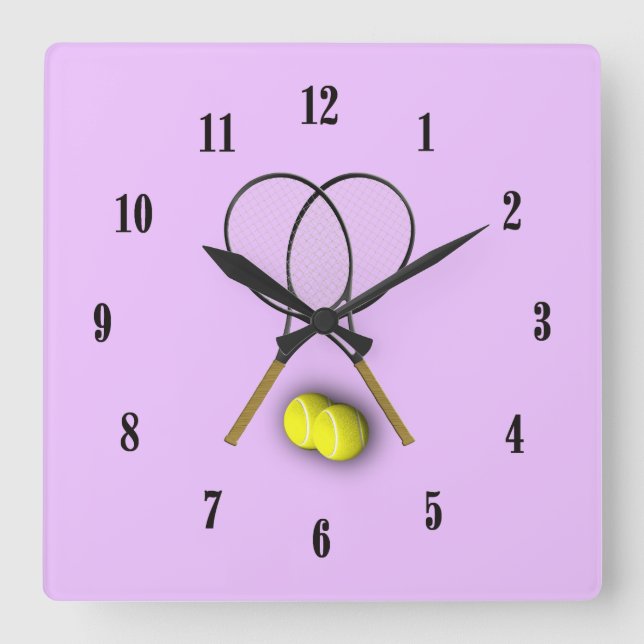 Tennis-Schläger Mädchen Uhr (Vorderseite)