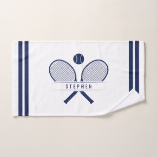 Tennis-Schläger & Name Sports Handtuch
