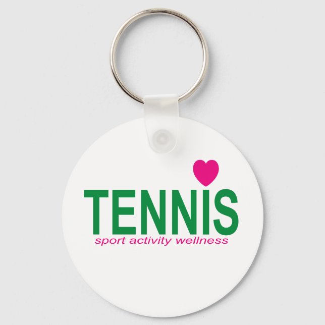 Tennis Schlüsselanhänger (Vorderseite)