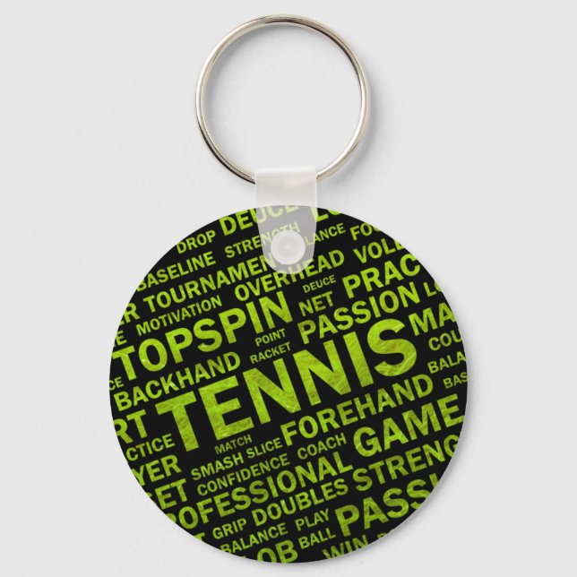 Tennis Schlüsselanhänger (Vorderseite)