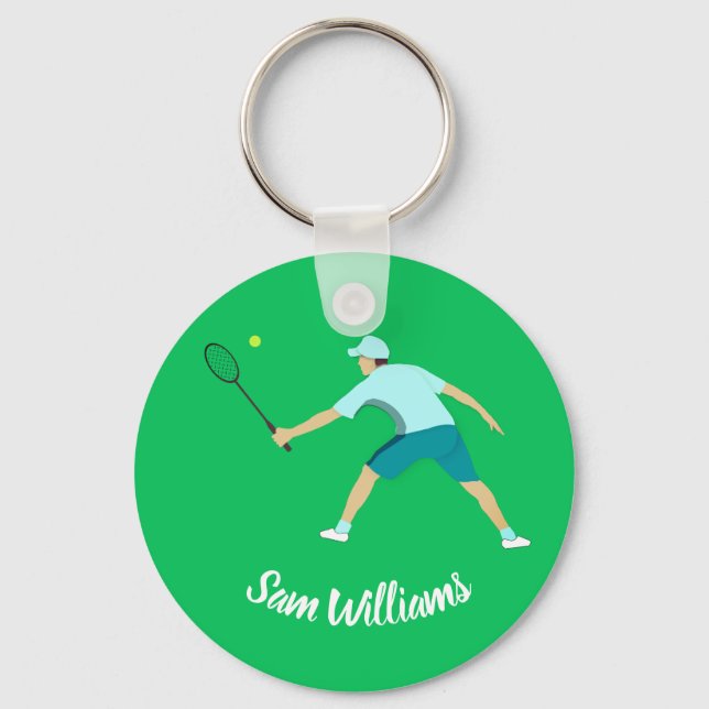 Tennis Schlüsselanhänger (Vorderseite)