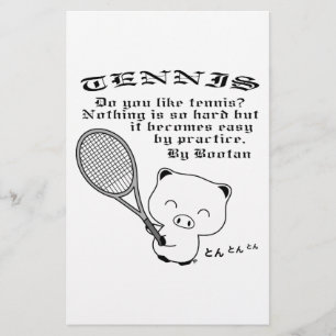 Tennis Schreibwaren Briefpapier