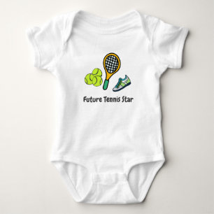 Tennis-Schuh-Kugel für Future Tennis Star Baby Strampler