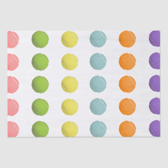 Tennis Seidenpapier (Vorderseite)