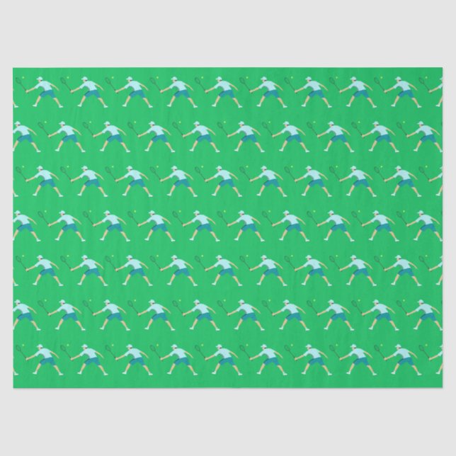 Tennis Seidenpapier (Vorderseite)