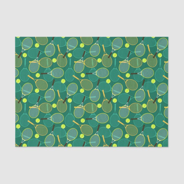 Tennis Seidenpapier (Vorderseite)