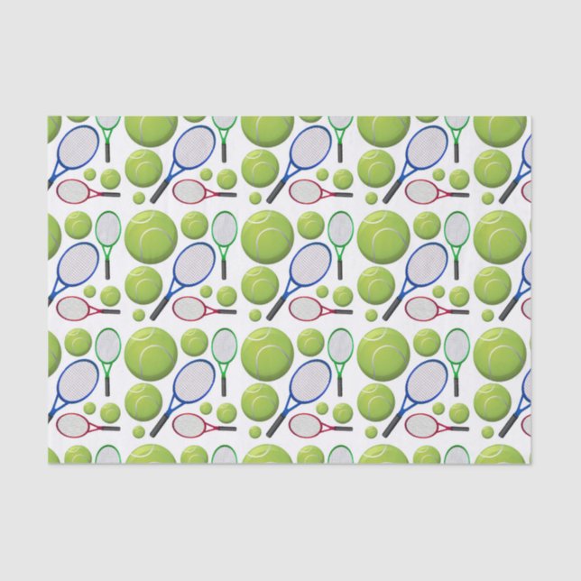 Tennis Seidenpapier (Vorderseite)