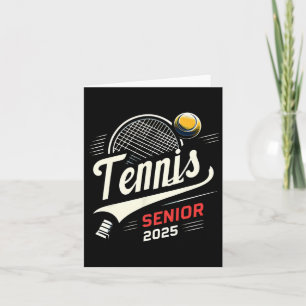 Tennis Senior 2025 Abschluss Cl von 2025 Graduate Karte