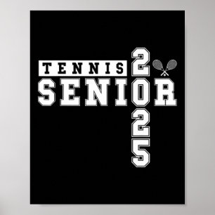 Tennis Senior Night Tennis Senior 2025 Abschluss Poster
