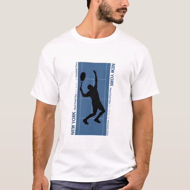 Tennis Serve Grand Slam New York T-Shirt (Vorderseite)