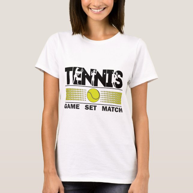 Tennis - Set Match T - Shirt (Vorderseite)