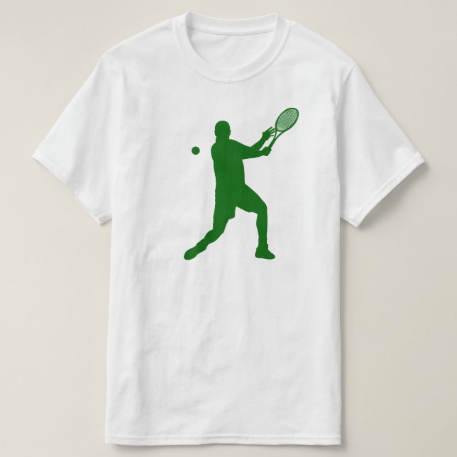 Tennis-Silhouette T-Shirt (Design vorne)