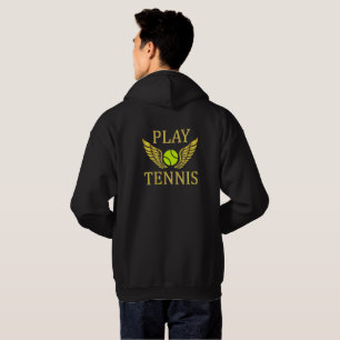 Tennis spielen hoodie