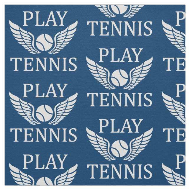 Tennis spielen stoff (Muster)