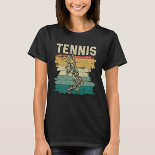TENNIS-Spieler Vintage-Platz Sportfanatiker T-Shirt