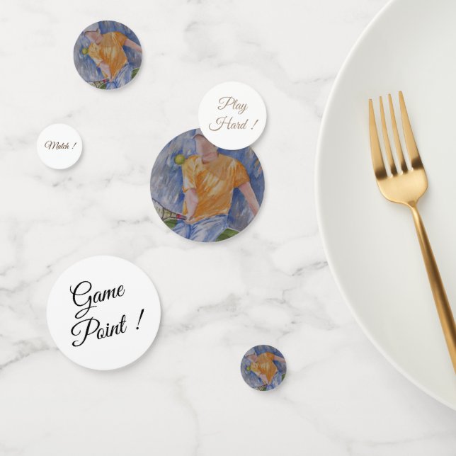 Tennis Sport Geburtstag Konfetti (Gruppe)