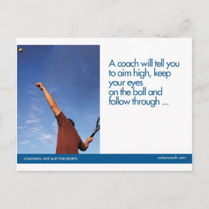 Tennis Sport Postkarte