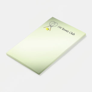 Tennis Sport Thema Personalisiert Post-it Klebezettel