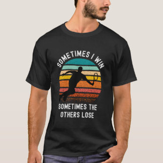 Tennis-Spruch Sieger beim Tennisturnier T-Shirt