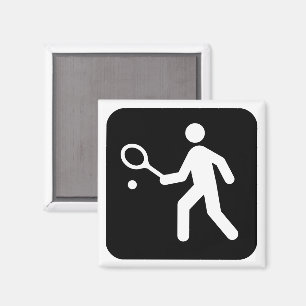 Tennis Symbol Magnet