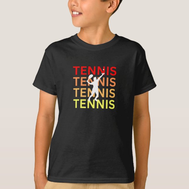 Tennis T-Shirt (Vorderseite)