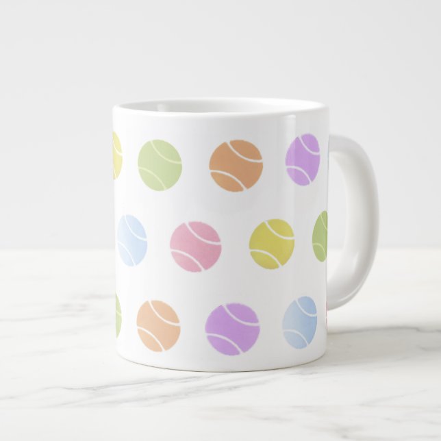 Tennis-Tasse Jumbo-Tasse (Vorderseite Rechts)