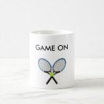 Tennis-Tasse Kaffeetasse<br><div class="desc">Für die Liebe des Tennis</div>