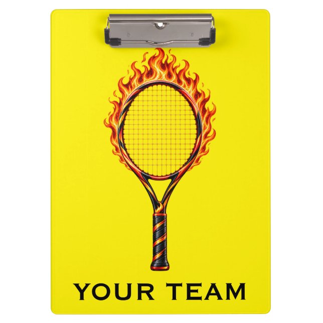 Tennis Team Klemmbrett (Vorderseite)
