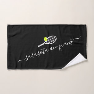 Tennis Team Name Sportclub Handtuch