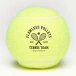 Tennis Team Personalisiert Tennis Balls Tennisbälle<br><div class="desc">Diese Tennisbälle sind perfekt für jeden in Ihrem Tennisteam. Sie sind modern und einzigartig, mit dem Namen und dem Jahr Ihres Teams, die in sportlichen Schriftart in schwarz etabliert sind. Sie tragen den Namen des Schülers in einem leicht lesbaren Schriftart in Schwarz und verfügen über 2 gekreuzte Tennisschläger mit einem...</div>