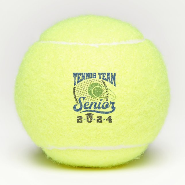 Tennis Team Senior Class 2024 Tennisbälle (Vorderseite)