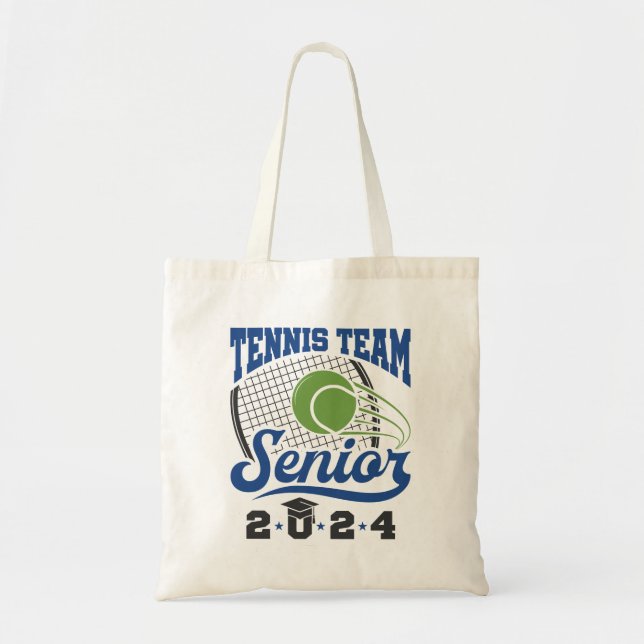 Tennis Team Senior Class 2024 Tragetasche (Vorne)