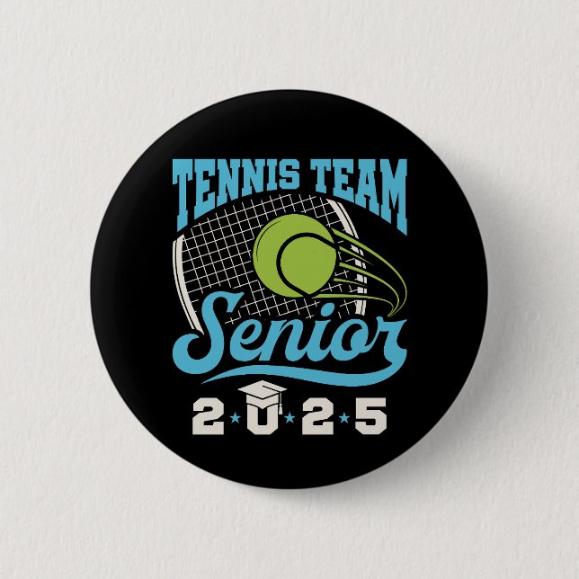 Tennis Team Senior Class 2025 Button (Vorderseite)