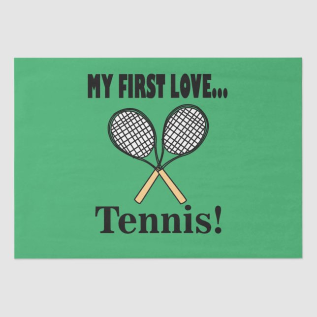 Tennis Tennis Player Seidenpapier (Vorderseite)