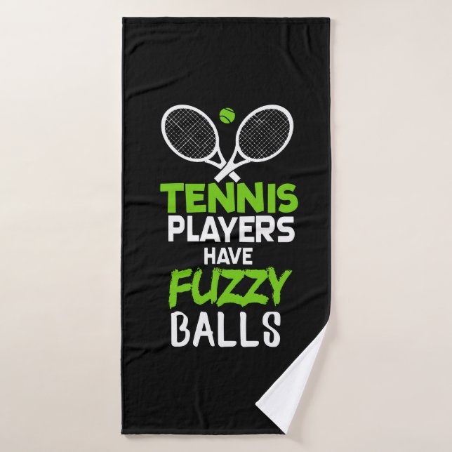 Tennis-Tennis-Spieler-Geschenk Badehandtuch (Badehandtuch)