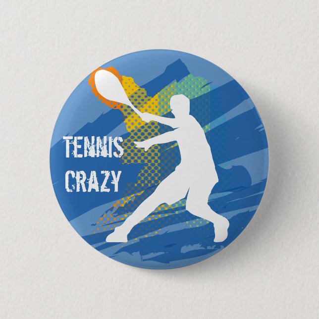 Tennis Tennis Tennis Tennis Button (Vorderseite)
