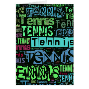 Tennis-Text-Collage