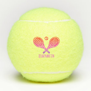 Tennis Thema Mit Monogramm Name Tennis Balls Tennisbälle