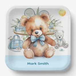 Tennis thematisiert Kinderdusche für Baby Boy Part Pappteller