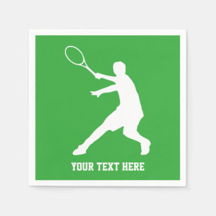 Tennis-Themen-Grillparty- oder Kinder-Geburtstagss Serviette