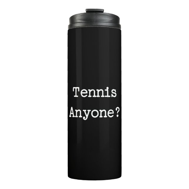 Tennis Thermosbecher (Vorderseite)