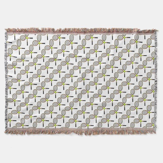 Tennis Throw Blanket Decke (Vorderseite)
