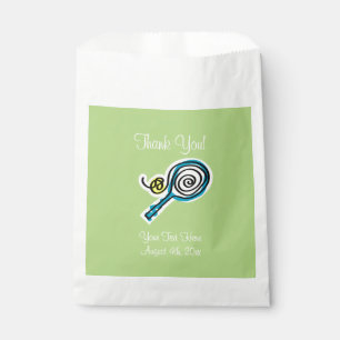 Tennis trägt Themababyduschen-Gastgeschenktaschen Geschenktütchen