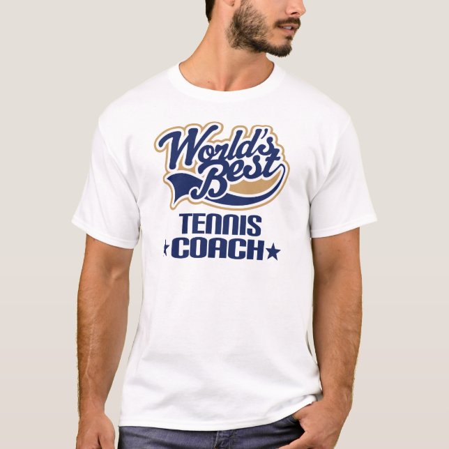 Tennis-Trainer-Geschenk T-Shirt (Vorderseite)