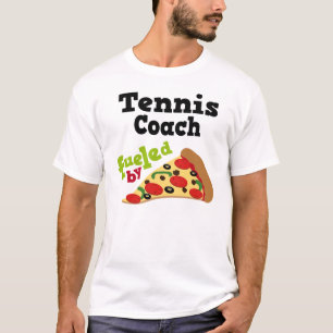 Tennis-Trainer-(lustiges) Pizza-T-Shirt T-Shirt