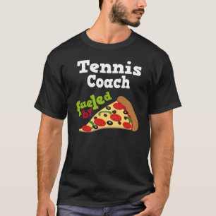 Tennis-Trainer-(lustiges) Pizza-T-Shirt T-Shirt