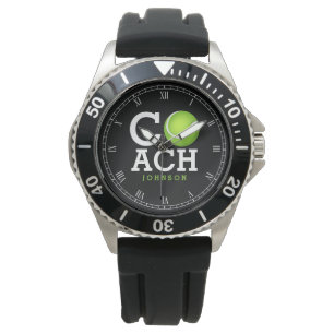 Tennis-Trainer personalisiert Armbanduhr