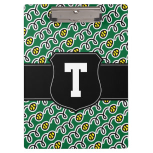 Tennis-Trainer-Zwischenablage   Personalisierte Mo Klemmbrett