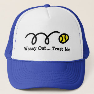 Tennis Trucker Hut mit lustigem Zitat Truckerkappe